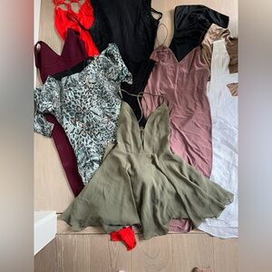 13 dresses : Oh Polly, Bebe, Marciano, boohoo